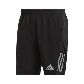ADIDAS Pantaloncini Running Own Nero Argento Uomo