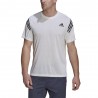 Adidas Maglietta Palestra Tristripe Bianco Bianco Uomo