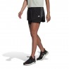 ADIDAS Pantaloncini Running Icons 3S Nero Donna