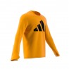 ADIDAS Maglia Running Ml Run It Bos Arancio Nero Donna