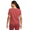 Nike Maglietta Palestra Yoga Bordeaux Donna