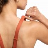 Nike Reggiseno Sportivo Indy Supporto Medio Moro Donna