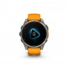 Garmin Fenix 8 Amoled 47Mm Saph Graphite Spark Arancio