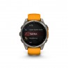Garmin Fenix 8 Amoled 47Mm Saph Graphite Spark Arancio
