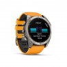 Garmin Fenix 8 Amoled 51Mm Saph Graphite Spark Arancio