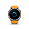 Garmin Fenix 8 Amoled 51Mm Saph Graphite Spark Arancio