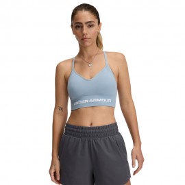 Under Armour Reggiseno Sportivo Vanish Seamless Azzurro Donna