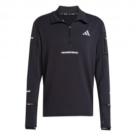 ADIDAS Maglia Running Adi365 Climawarm Nero Uomo