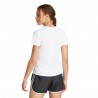 ADIDAS T-Shirt Running Adizero Essentials Bianco Donna