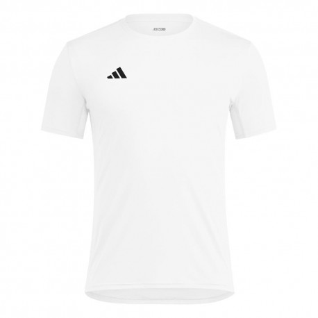 ADIDAS T-Shirt Running Adizero Essentials Bianco Uomo