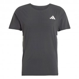 ADIDAS T-Shirt Running Adizero Nero Uomo