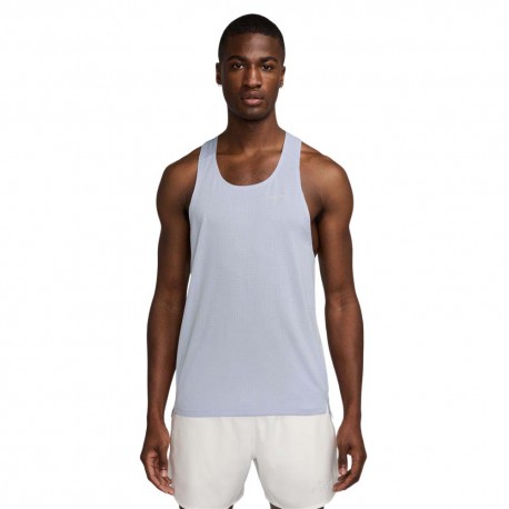 Nike Canotta Running Fast Ghost Argento Uomo
