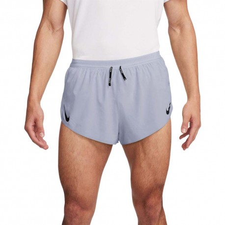 Nike Pantaloncini Running Aeroswift Ghost Nero Uomo