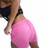 Nike Pantaloncini Running Tempo Ful Rosa Argento Donna