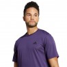 ADIDAS Maglietta Palestra Viola Uomo