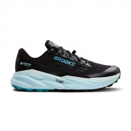 Brooks Cascadia 19 GORE-TEX Nero Ebony Blu Flower - Scarpe Trail Running Donna