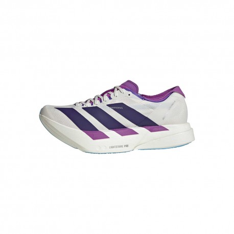 ADIDAS Adizero Adios Pro 4 Core Bianco Collegiate Purp - Scarpe Running Donna