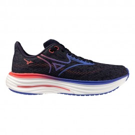 Mizuno Wave Rider 29 Nero Rosso Blu - Scarpe Running Donna