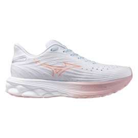 Mizuno Wave Skyrise 6 Bianco Rosa - Scarpe Running Donna