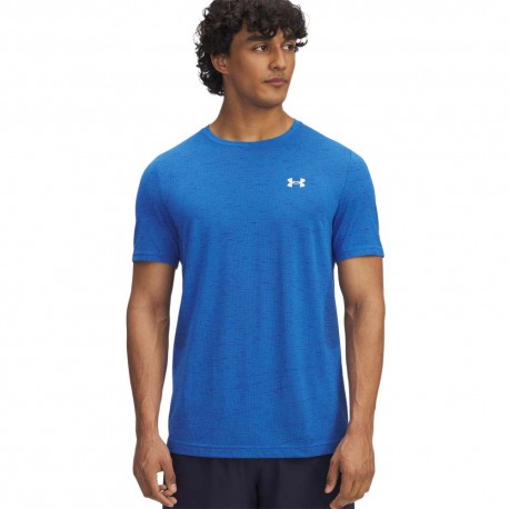 Under Armour Maglietta Palestra Vanish Seamless Blue Atlantis Uomo
