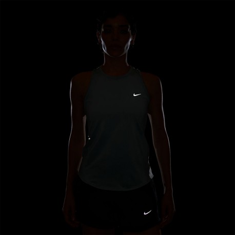 Nike Canotta Running Swift Cannon Argento Donna