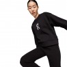 On Felpa Girocollo Club Crew Nero Donna