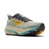 Brooks Ghost Trail Grigio Giallo Azzurro - Scarpe Trail Running Donna