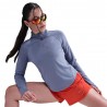 Nike Tempo Flash Maglia Running World Indigo Reflective Argento Donna
