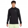 Nike Stride Maglia Running Felpa Running Nero Reflective Argento Uomo