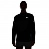 Nike Stride Maglia Running Felpa Running Nero Reflective Argento Uomo