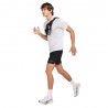 Nike Stride T-Shirt Running  Bianco Reflective Argento Uomo