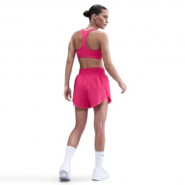 Nike Swoosh A Sostegno Medio Reggiseno Sportivo Rosso Donna