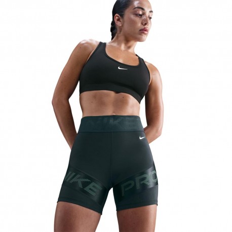 Nike Pro Sculpt Shorts Sportivi Verde Donna