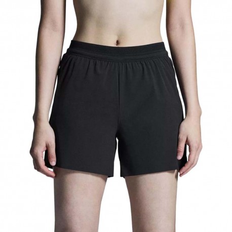 On Pantaloncini Running 5" Performance Nero Donna