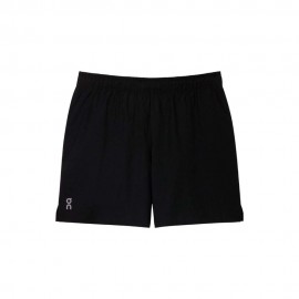 On Pantaloncini Running 5" Core Nero Donna