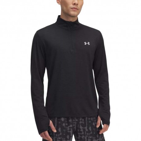Under Armour Maglia Running Launch 1 4 Zip Nero Uomo