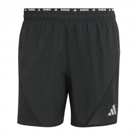 ADIDAS Pantaloncini Running Adi365Breeze Nero Bianco Uomo