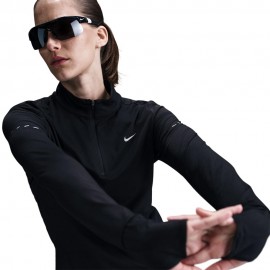 Nike Maglia Running Top Swift Sapphire Argento Donna