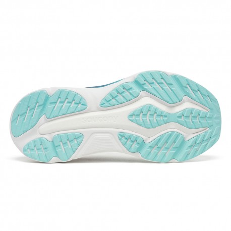 Saucony Hurricane 25 Bianco Navy - Scarpe Running Donna