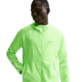 Nike Giacca Running Miler Rpl Verde Argento Uomo