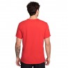 Nike T-Shirt Running Df Miler Lt Crimson Argento Uomo