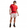 Nike T-Shirt Running Df Miler Lt Crimson Argento Uomo