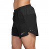 Nike Pantaloncini Running Stride 5" Nero Silv Uomo