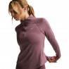 Nike Maglia Running Tempo Swoosh Tattoo Bianco Donna
