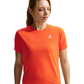 Nike Acg T-Shirt Trail Running Safety Arancio Donna