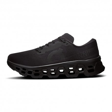 On Cloudmonster 3 Nero Nero - Scarpe Running Uomo