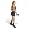 ADIDAS Shorts Sportivi Scrunch Nero Donna