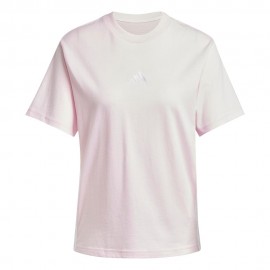 ADIDAS Maglietta Palestra Logo Tristripe Rosa Donna