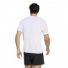 ADIDAS Maglietta Palestra Train Bianco Uomo