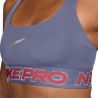 Nike Pro Reggiseno Sportivo Medium Support Lilla Donna